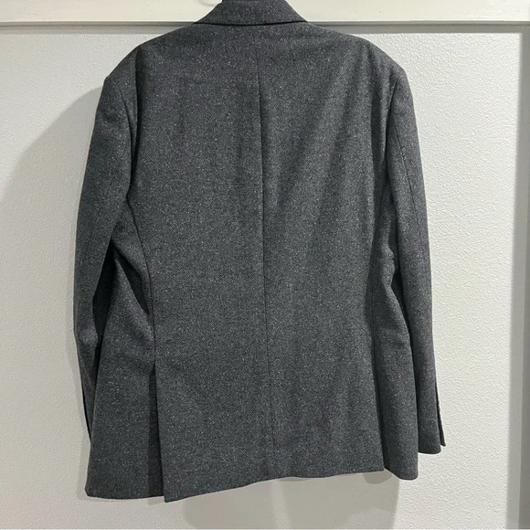 Joseph Abboud Nova Fides Slim Fit Brushed Flannel Wool Blend Blazer Sport 44L - Picture 3 of 8